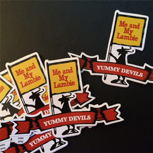 Lambie Stickers